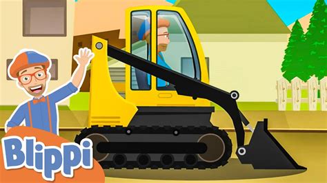 blippi skid steer toy|blippi skid steer song.